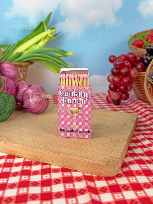 Cooking For One Cookbook Matches