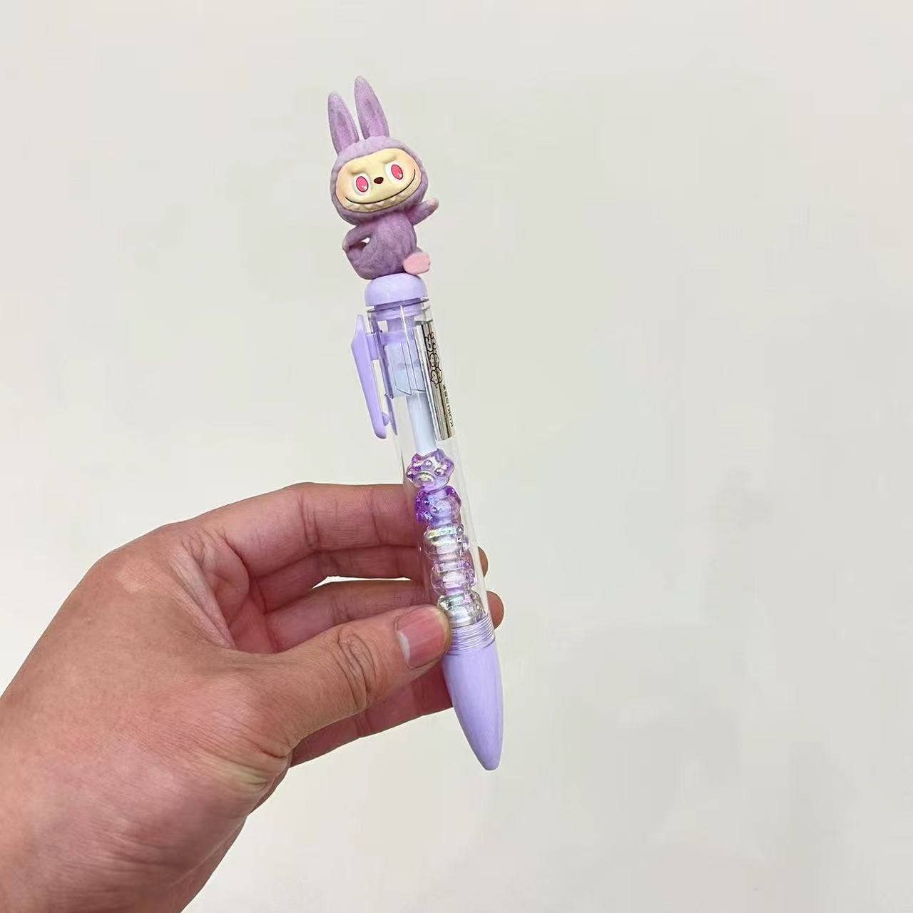 Yoga Labubu deco gel pen creative cute labubu pen gift
