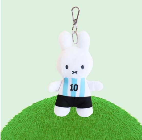 Miffy Soccer World Cup Limited Plush Bag Charm 13cm