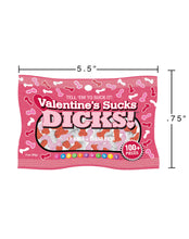 Load image into Gallery viewer, Valentine&#39;s Sucks Dicks Candy 3oz Bag
