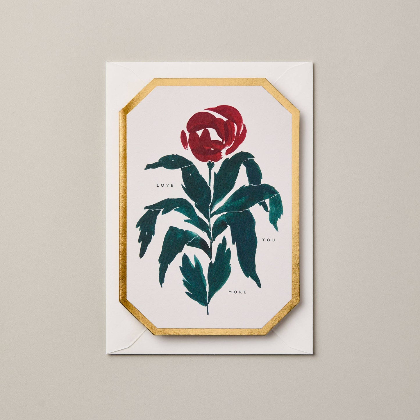 LOVE YOU MORE DIE CUT ANNIVERSARY LOVE CARD