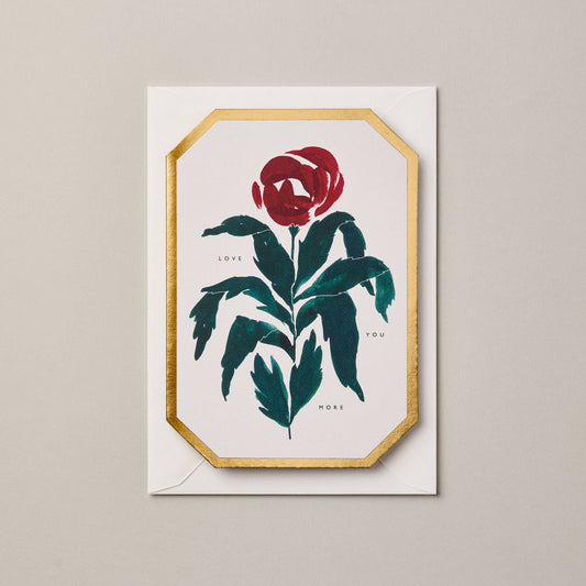 LOVE YOU MORE DIE CUT ANNIVERSARY LOVE CARD
