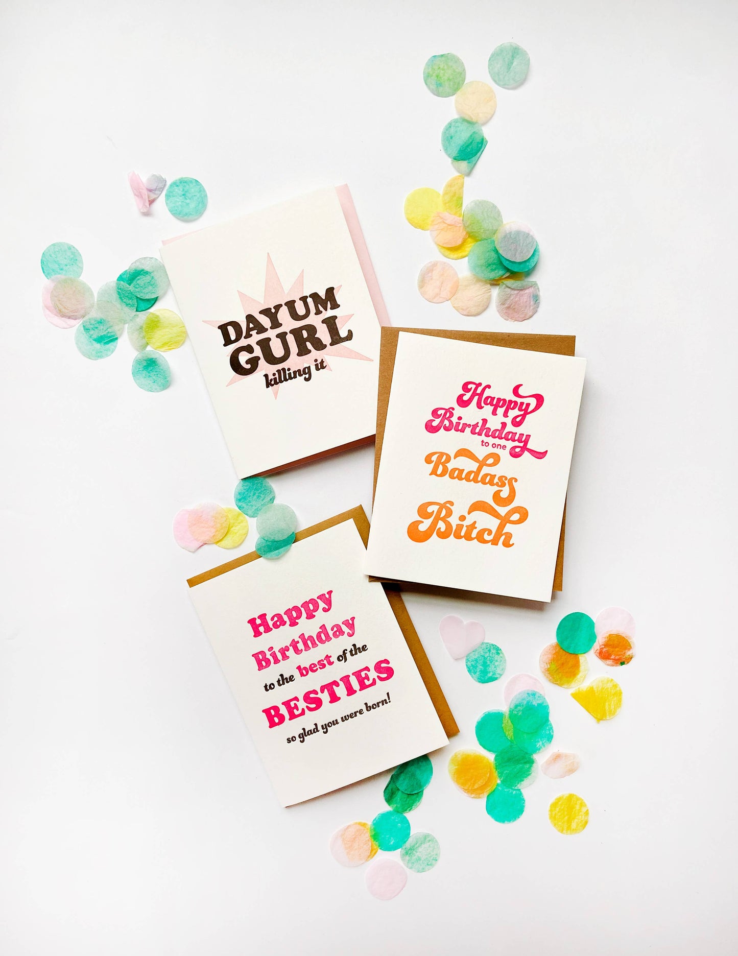 Bestie Birthday - Letterpress Birthday Greeting Card