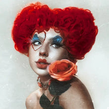 Load image into Gallery viewer, Cos Wig Red Queen Wig
