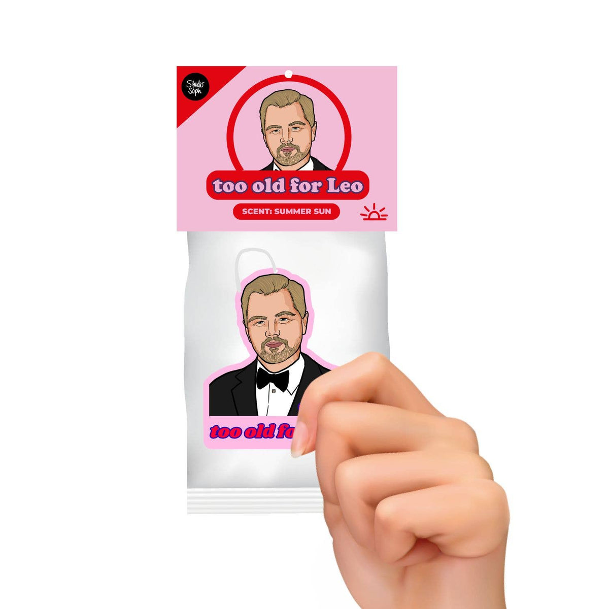 Too Old For Leo Funny Car Air Freshener