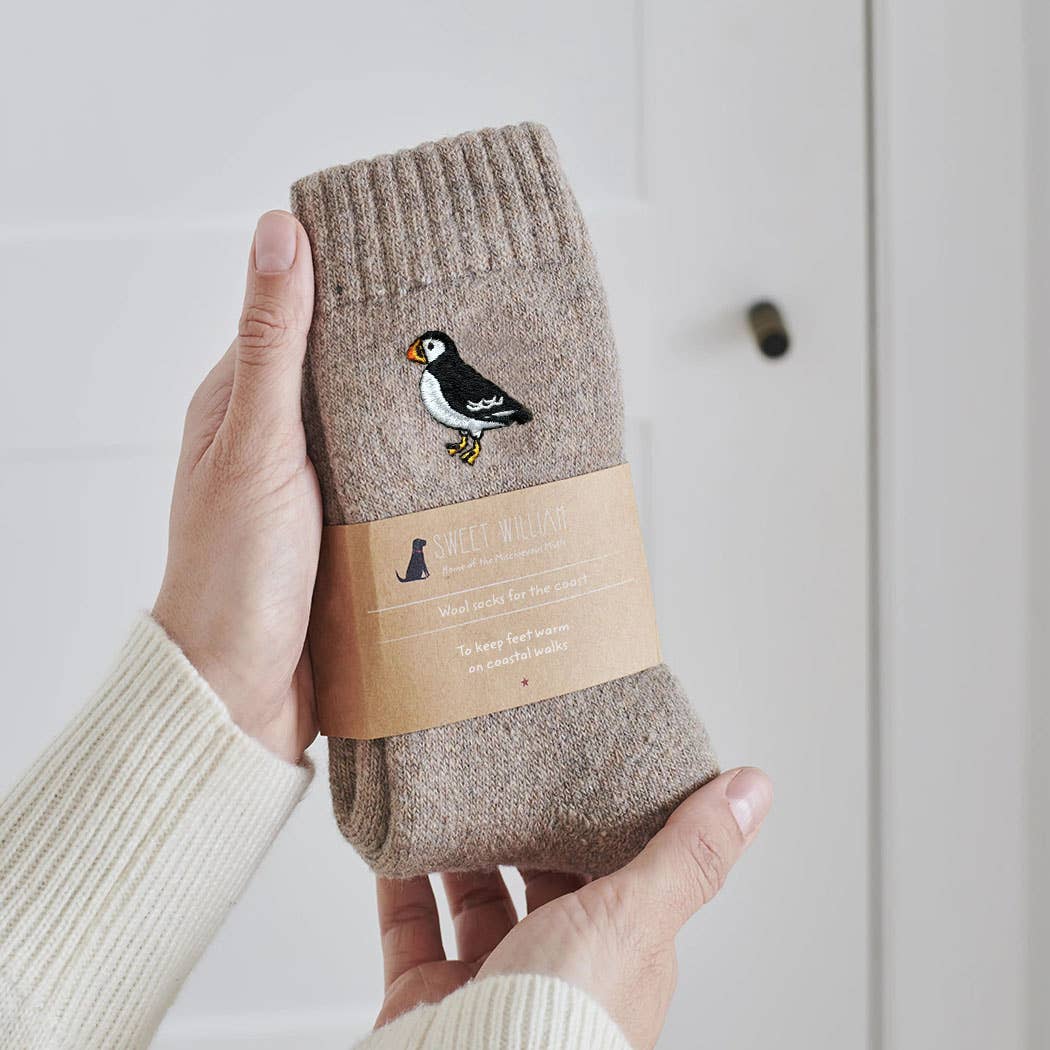 Puffin Coastal Wool Socks