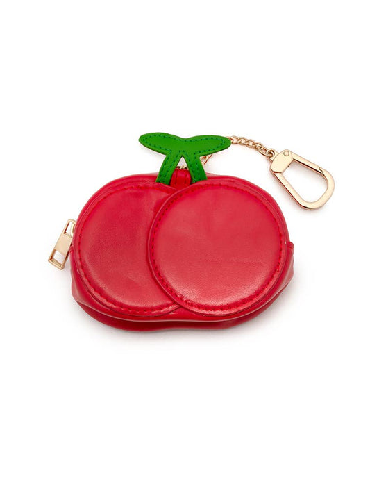 2-in-1 Bag Charm & Reusable Shopper Bag - Cherries