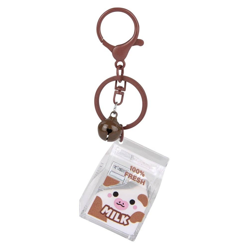 2" Kawaii Animal Milk Carton Liquid Clip On
