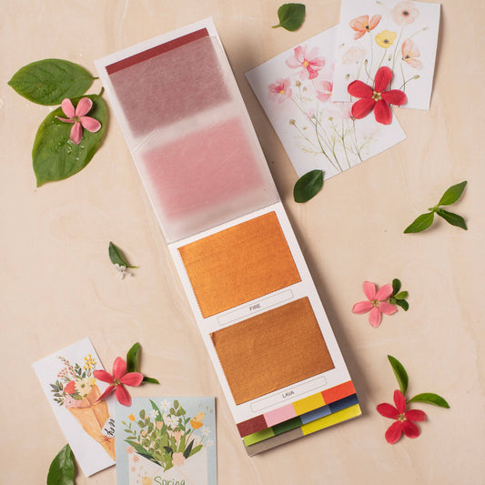 Metallic Colorsheets | 10 Watercolors | Portable Paint