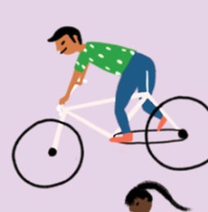 CYCLE GANG - Birthday Card