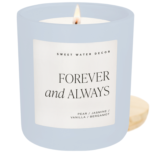 *NEW* Forever and Always 15 oz Soy Candle, Matte Jar