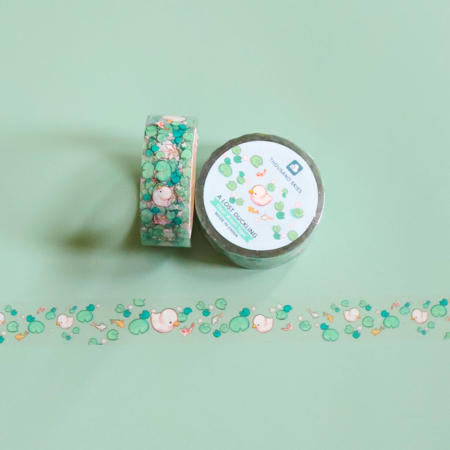 PET Tape - (Transparent) A Lost Duckling Tape