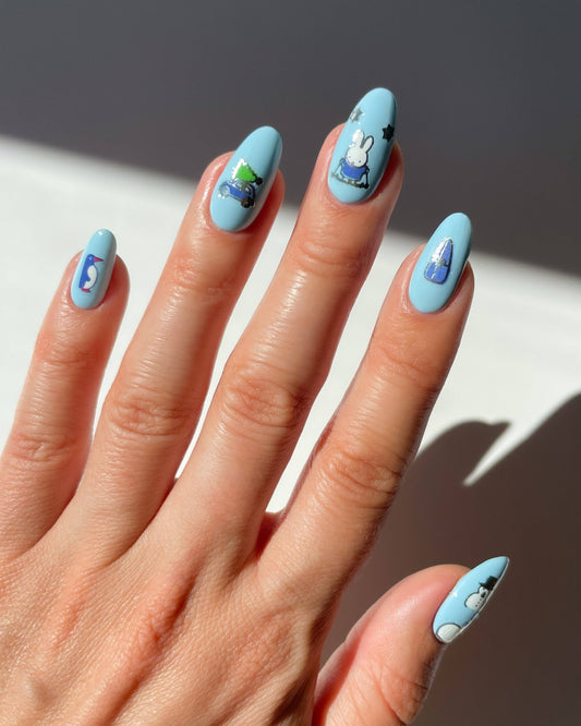 Nail Art Stickers - MIFFY IN THE SNOW