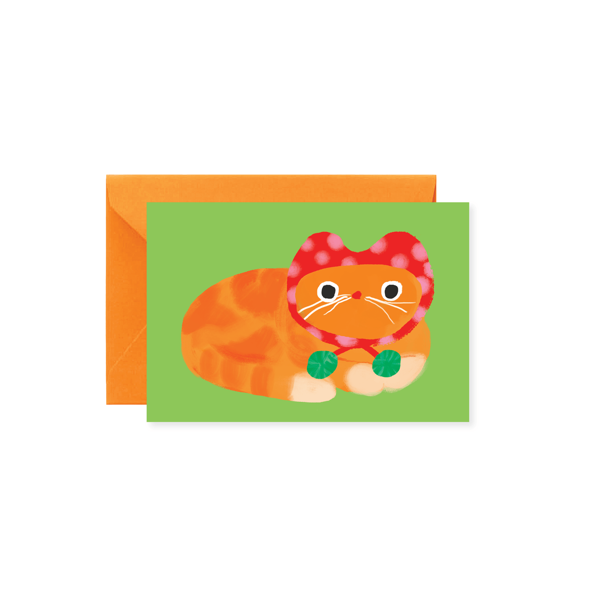 Knit Hat Cat – Cozy Cat Mini Note Card