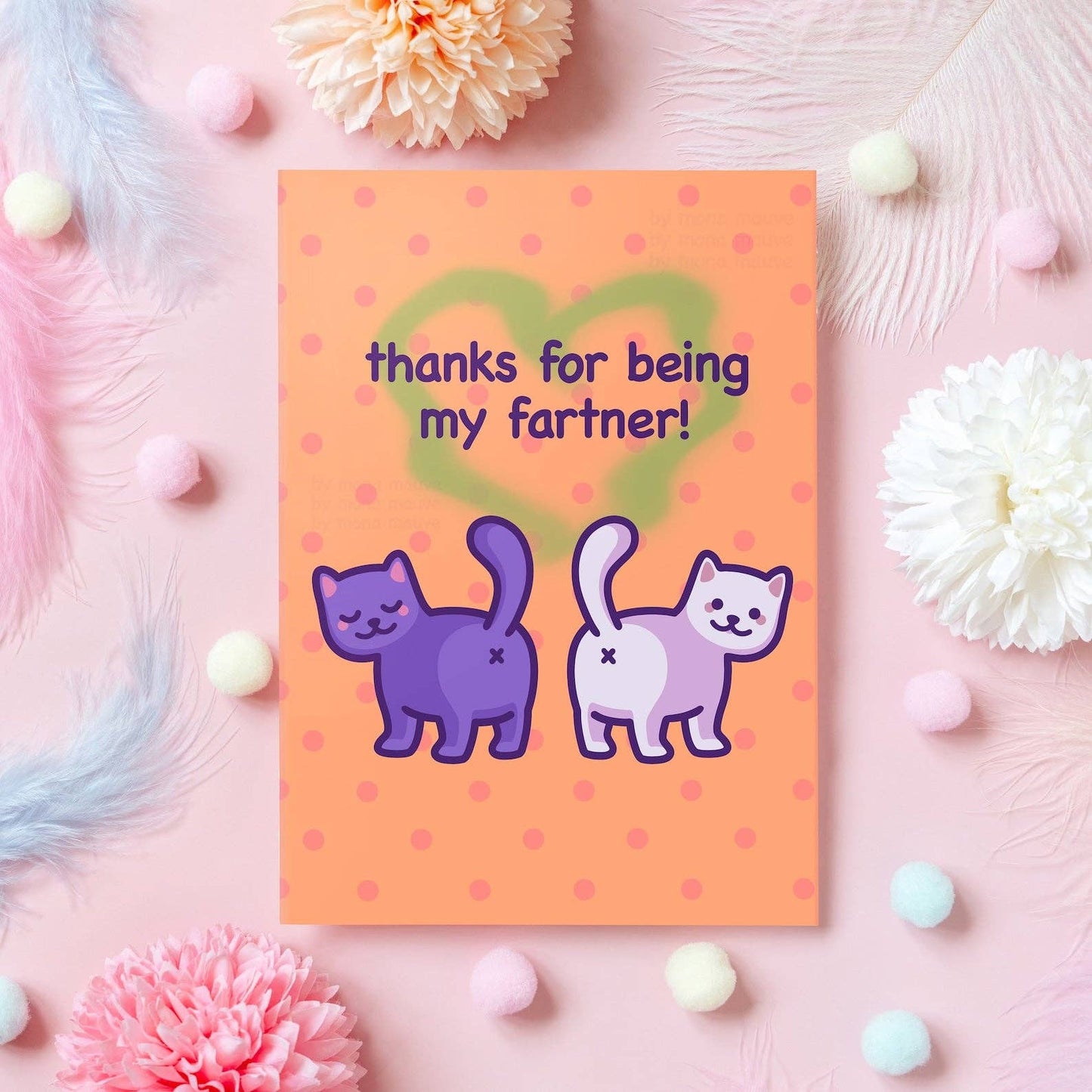 Thanks for Being My Fartner | Funny Anniversary Card