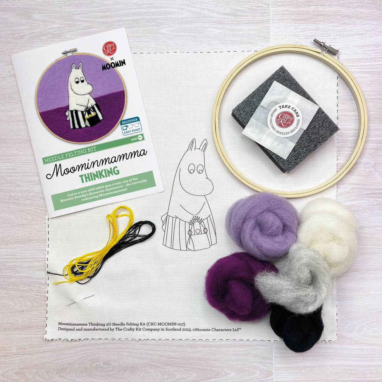 Moominmamma Thinking Needle Felt Craft Kit