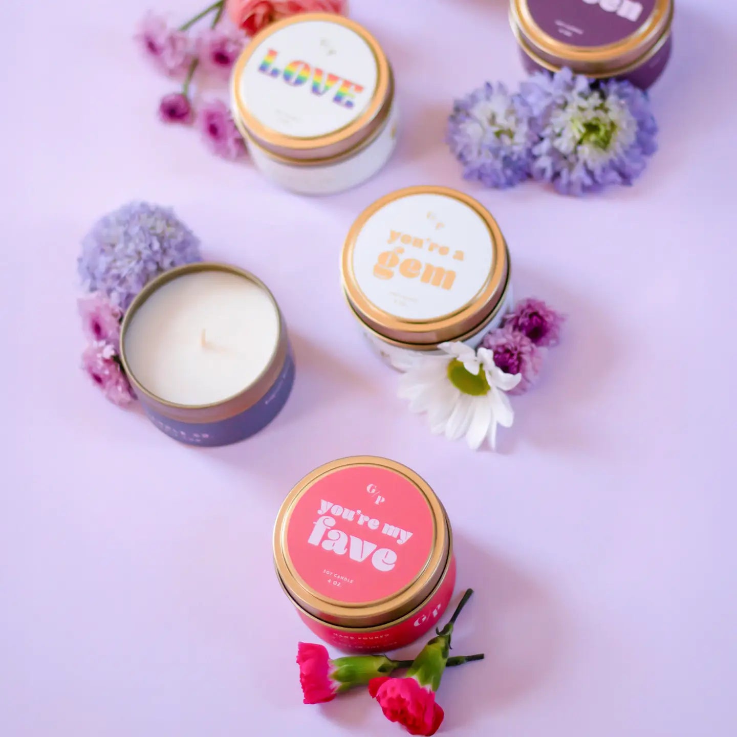 You're My Fave Just Because 4 oz. Candle Tin