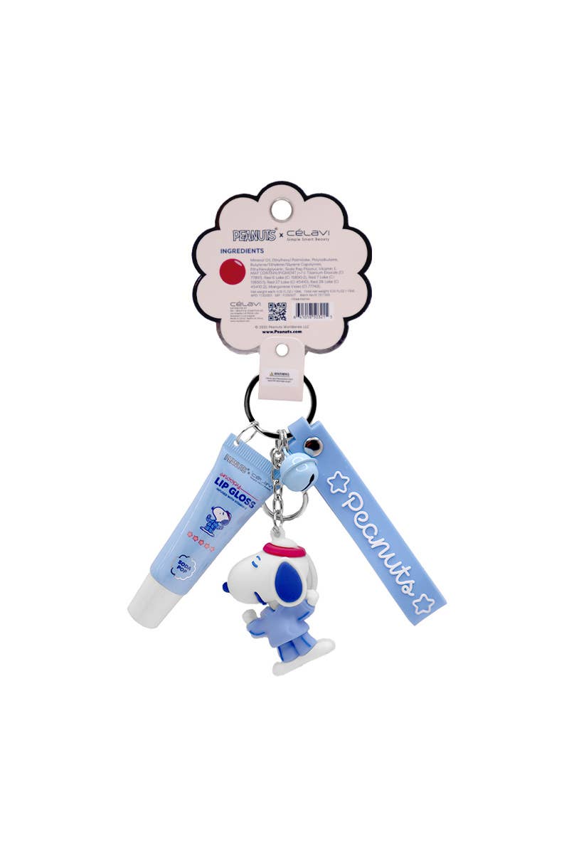 Soda Pop Snoopy Lip Gloss w/ Keychain
