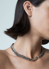 Load image into Gallery viewer, Chunky Silver Chain Necklace
