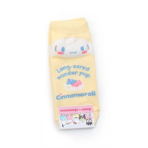 Sanrio Cotton Sneakers Letters Socks- Kuromi Socks
