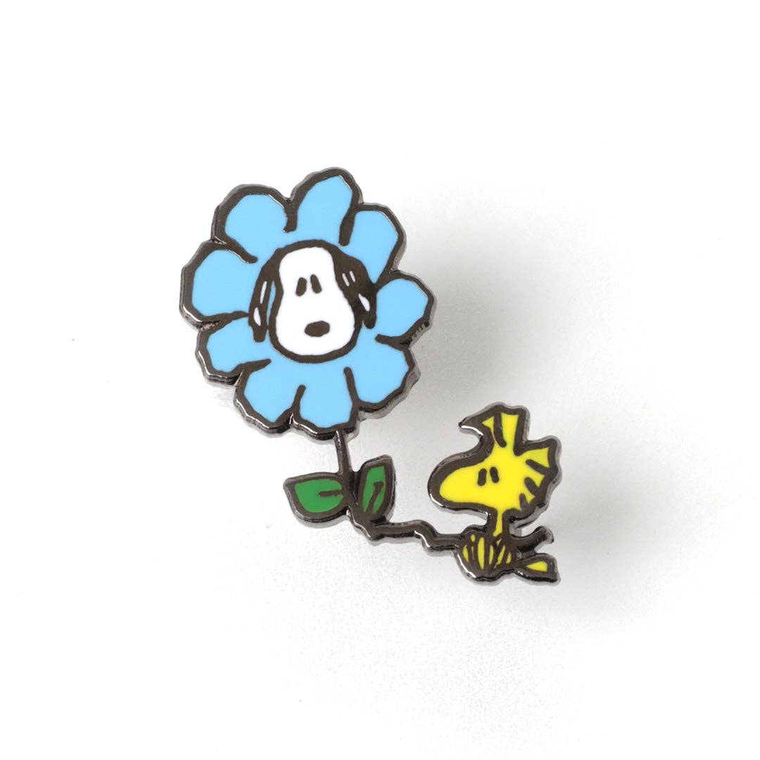Woodstock Blue Flower Snoopy
