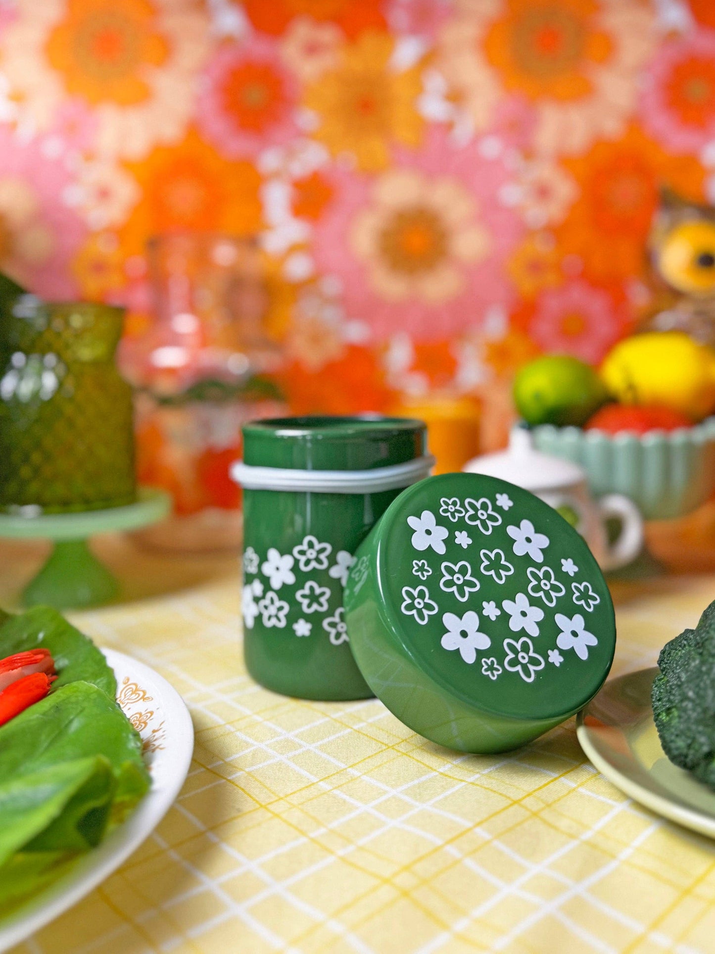 Vintage Blossom Jar