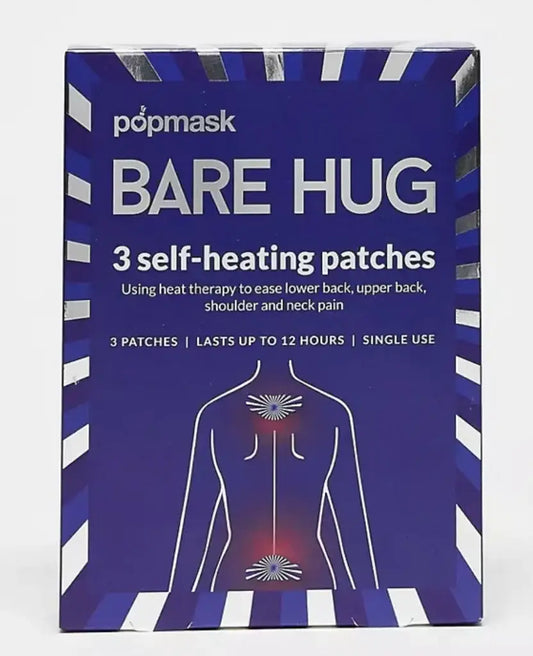 Bare Hug Muscle Self-Heating Patches  3 Pack