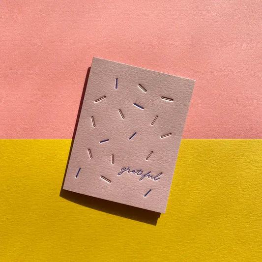 Grateful - Thank You Card