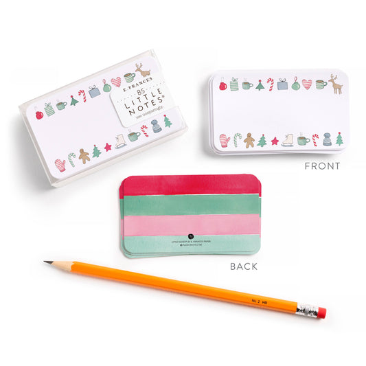 Merry Motif Little Notes | Winter Holiday mini notes