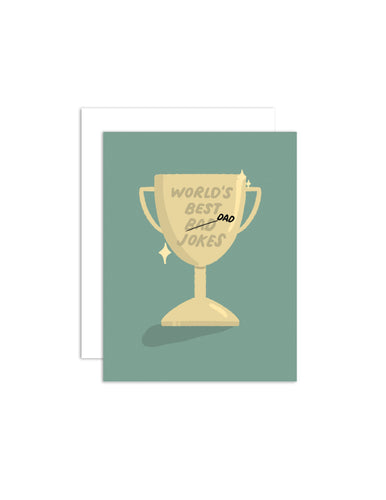 Best Dad Jokes - Father's Day Greeting Card - Front & Company: Gift Store