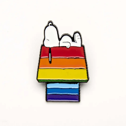 Peanuts Good Vibes Pin Rainbow House