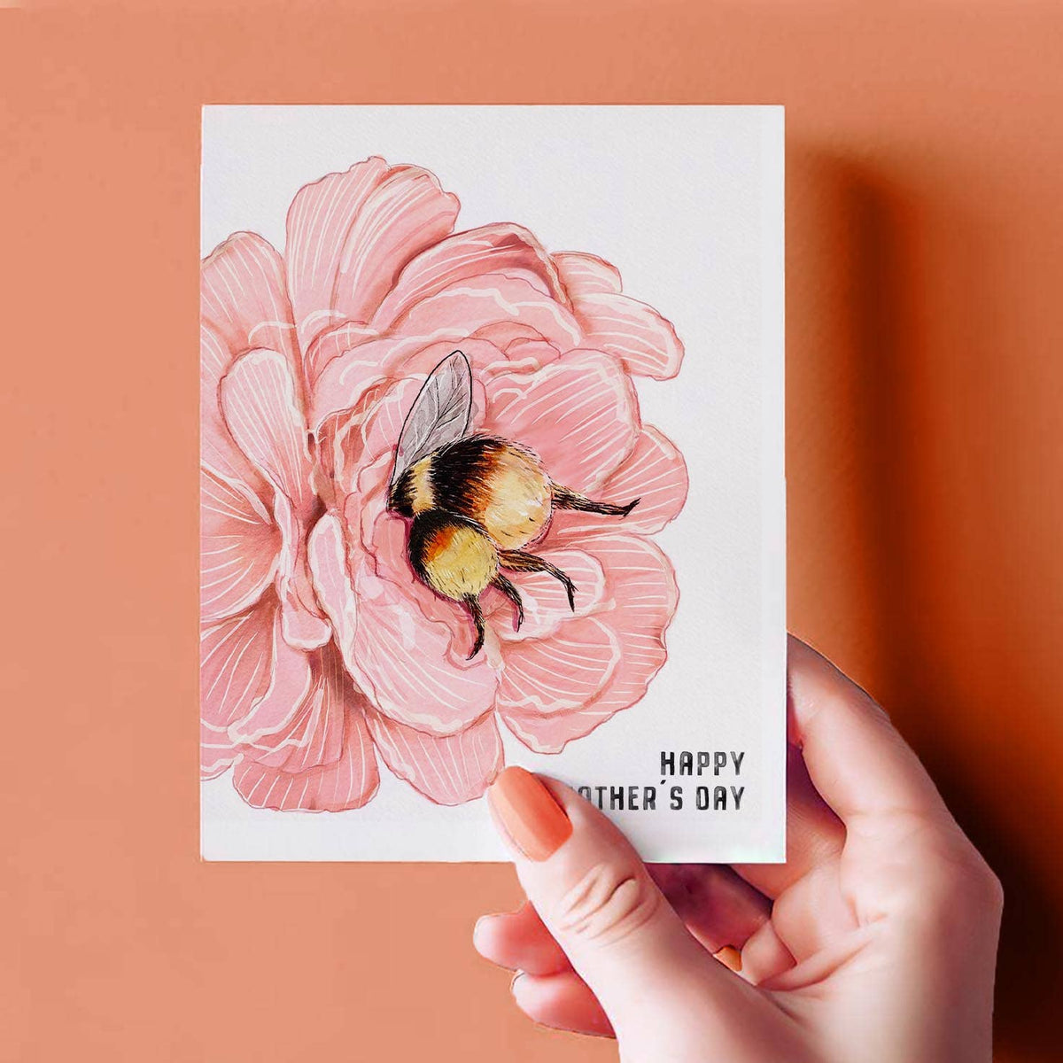 Mom Bee Flower - Funny Mother's Day Card