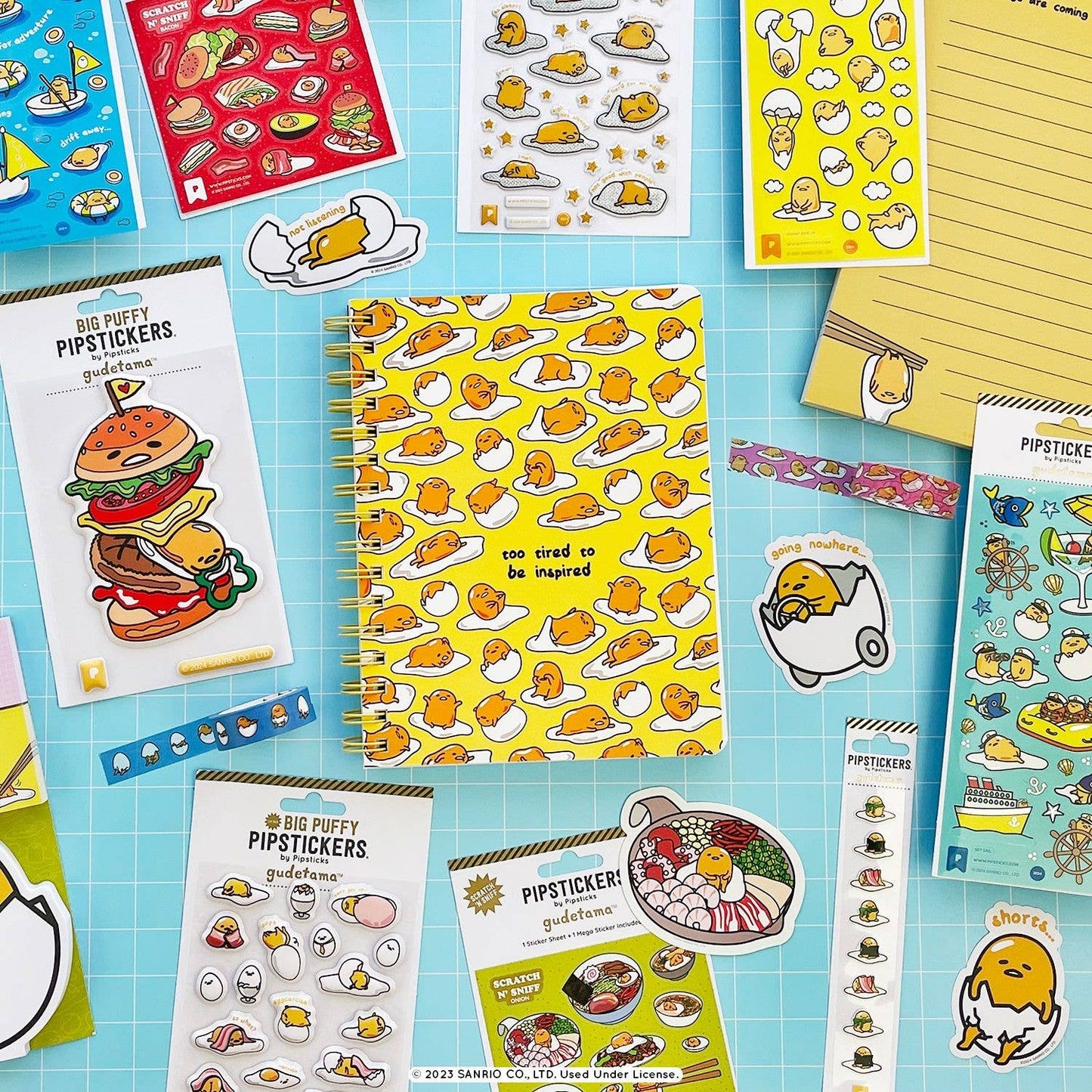 Gudetama Too Tired Spiral Notebook