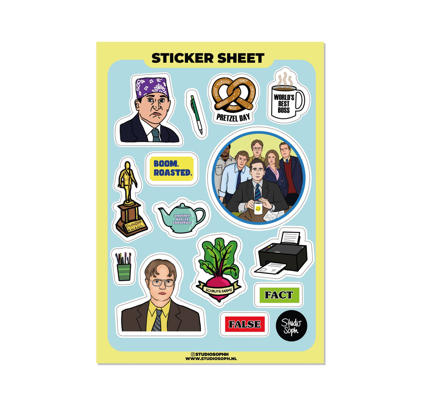 The Office Sticker Sheet