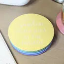 Taylor Swift You Need to Calm Down Pastel Acrylic Coasters