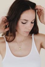 Load image into Gallery viewer, SOMA NECKLACE//Jewelry, Sustainable, Gold, Brass
