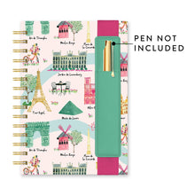 Load image into Gallery viewer, Sights of Paris Oliver Notebook with Pen Pocket
