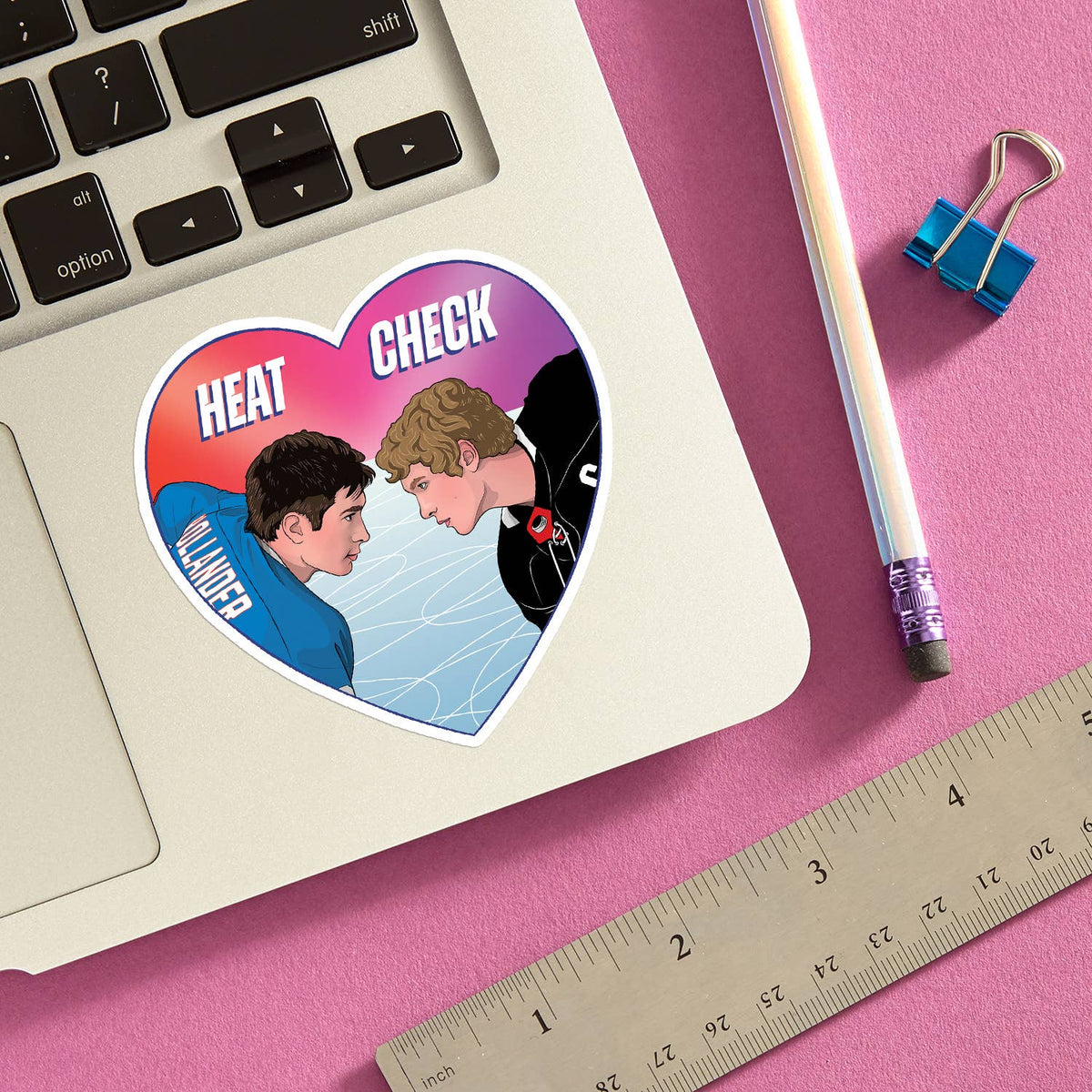 Heated Rivalry Heat Check Sticker Pack