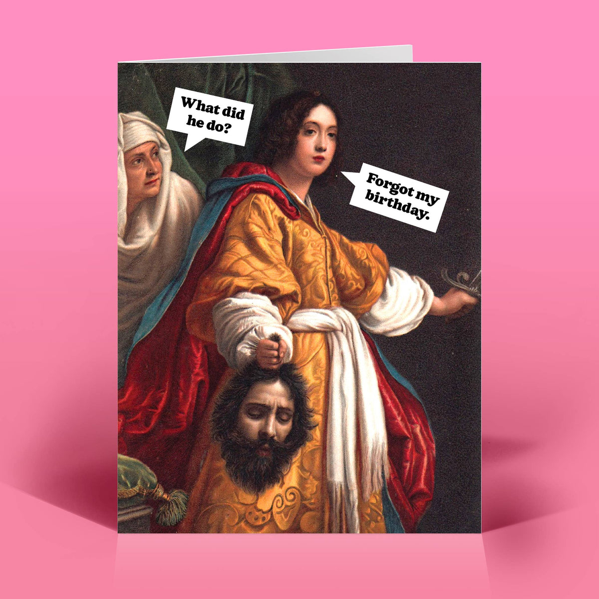 Funny Birthday Card - HEADLESS - Vintage Quirky Humor