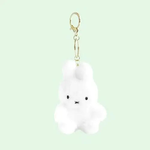 Miffy Limited Creamy Soft Color Fluffy Key Ring Bag Charm