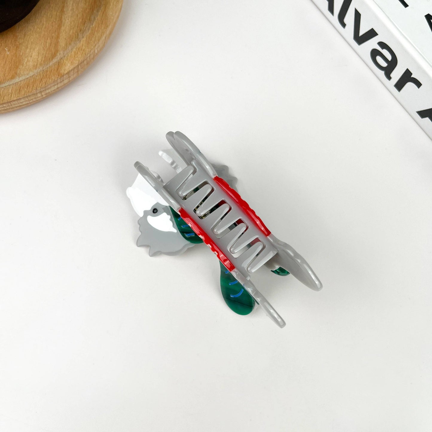 Schnauzer Hair Clip,Christmas Dog Claw Clip