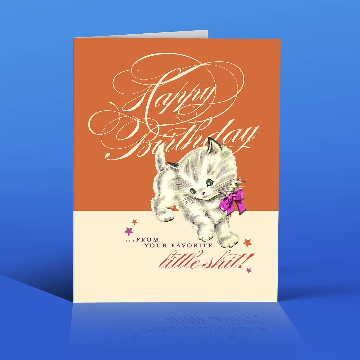 LITTE SHIT! happy birthday greeting card