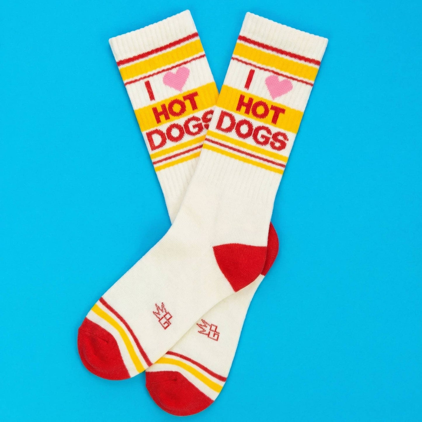 Hot Dogs Gym Crew Socks