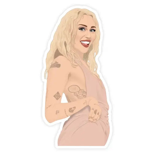 Miley Cyrus Sticker - Front & Company: Gift Store