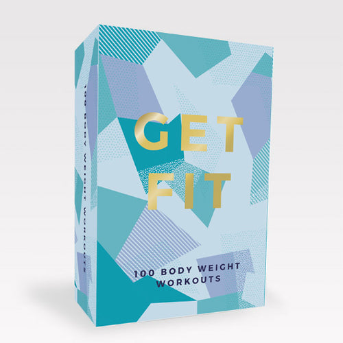 Get Fit - 100 Body Weight Workout Cards - Front & Company: Gift Store