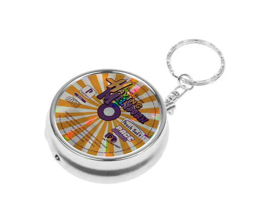 Having Meltdown Pill Case Keychain Travel Med Organizer
