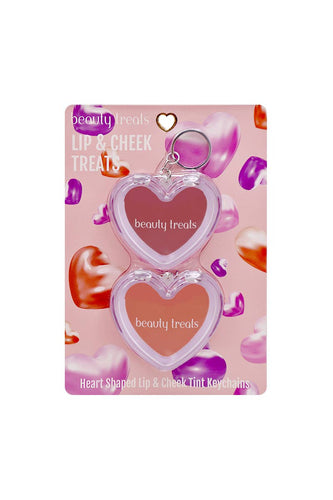 Heart Lip & Cheek Tint Keychains - Front & Company: Gift Store