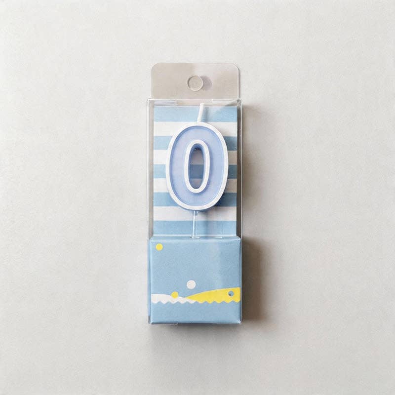 Digits 0-9 Pastel Number Birthday Candles