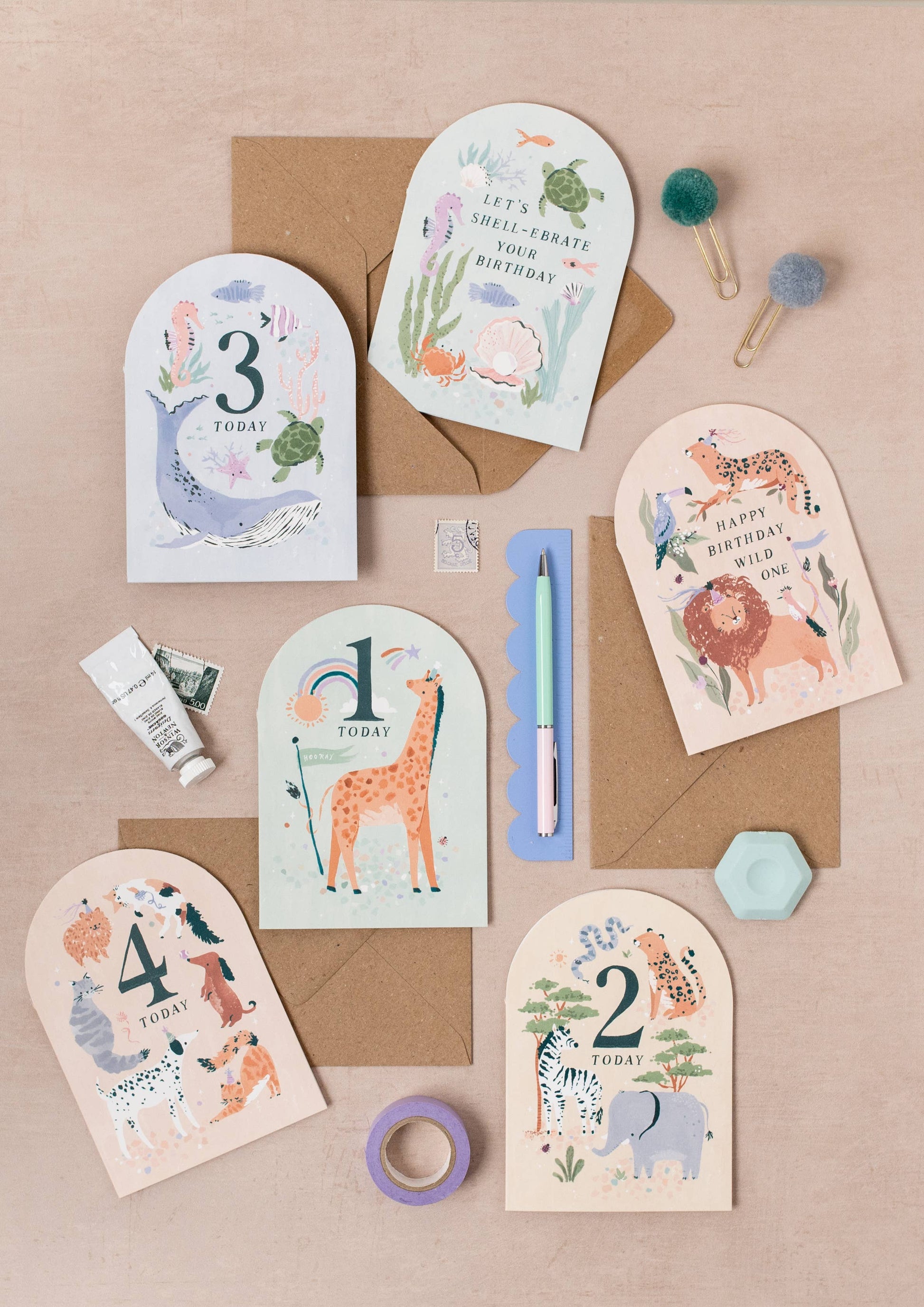 Age 3 Birthday Card | Milestone Age Cards | Kids Cards – Front and ...