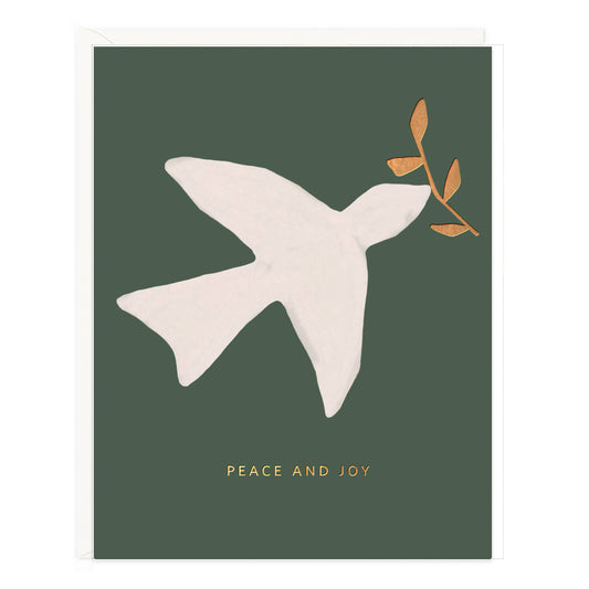 Peace & Joy Dove Card